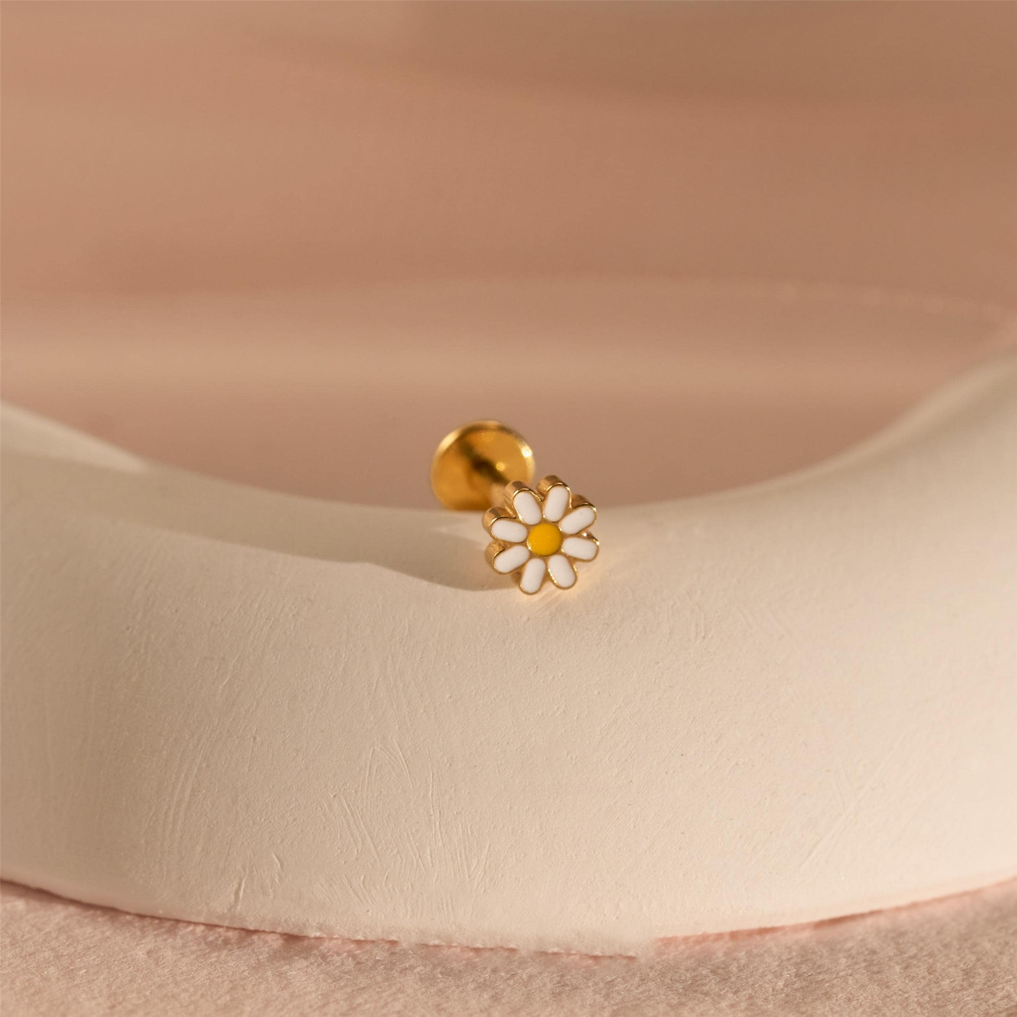 Daisy Flower Stud Earring