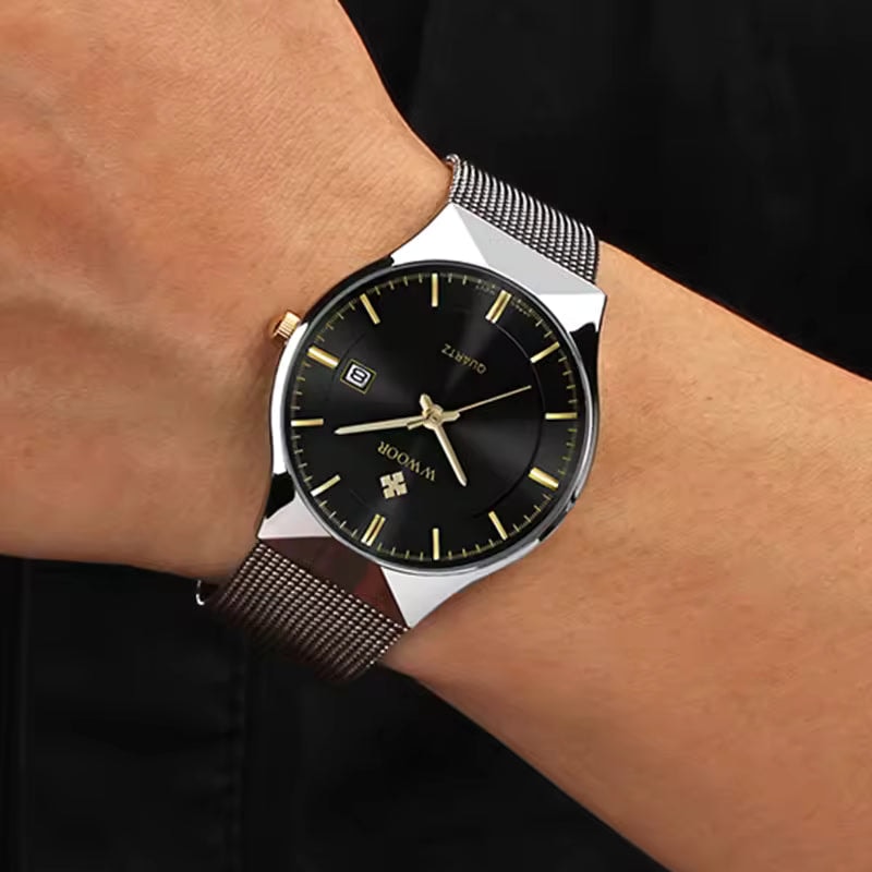 Black Chronograph Heritage Sport Watch VRC010