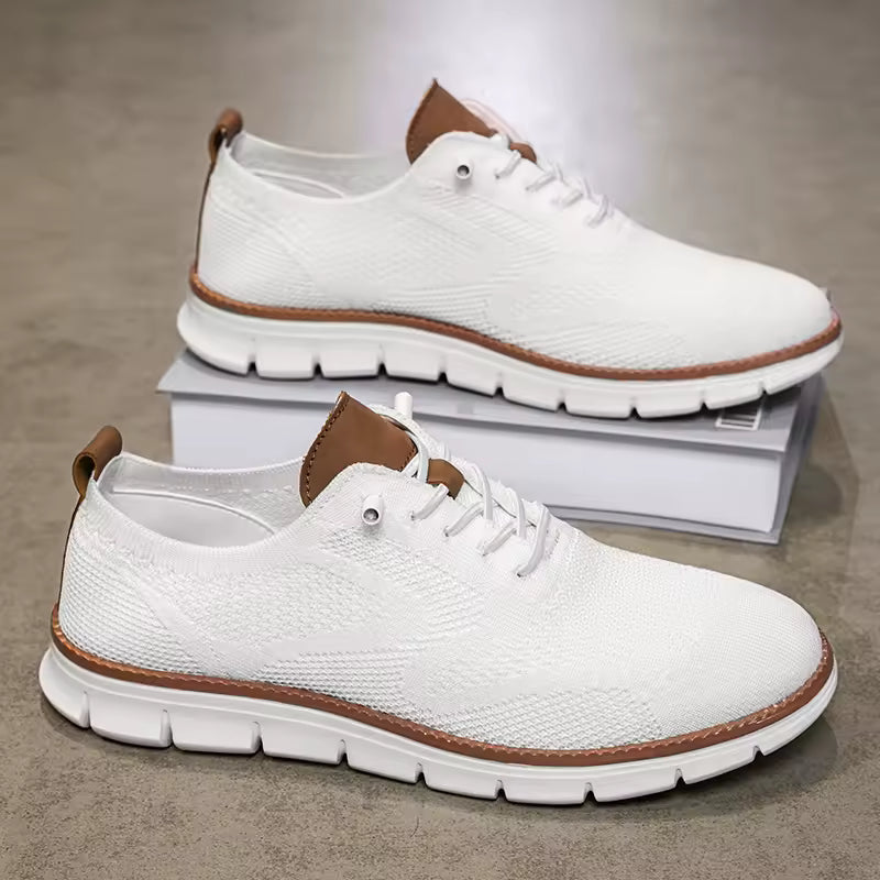 Men's Cushioned Lifestyle Sneakers - White #1705931
