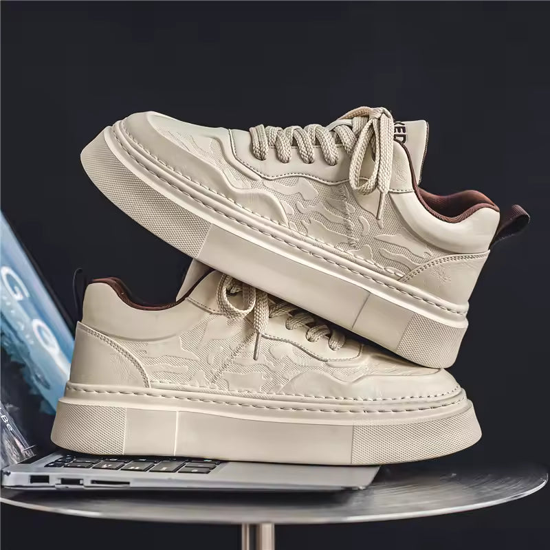 Men's Max-Cushion Performance Sneakers - Beige #1705861