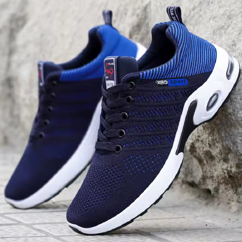 Men's Cushioned Lifestyle Sneakers - Blue #1748181