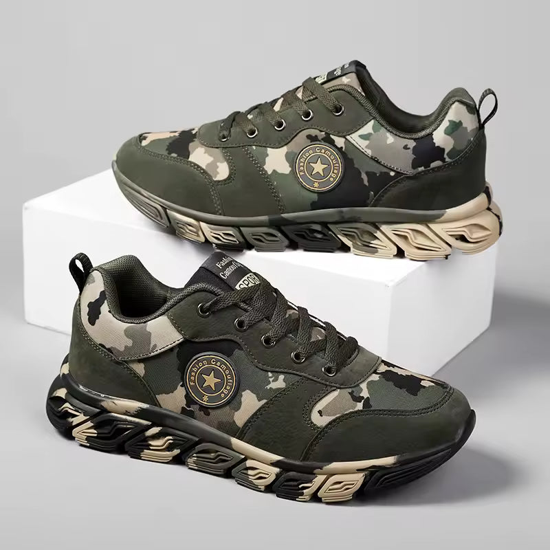Men's Cushioned Lifestyle Sneakers - Green #1748161