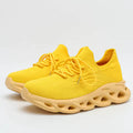 Women's Cushioned Lifestyle Sneakers - Yellow #1705682
