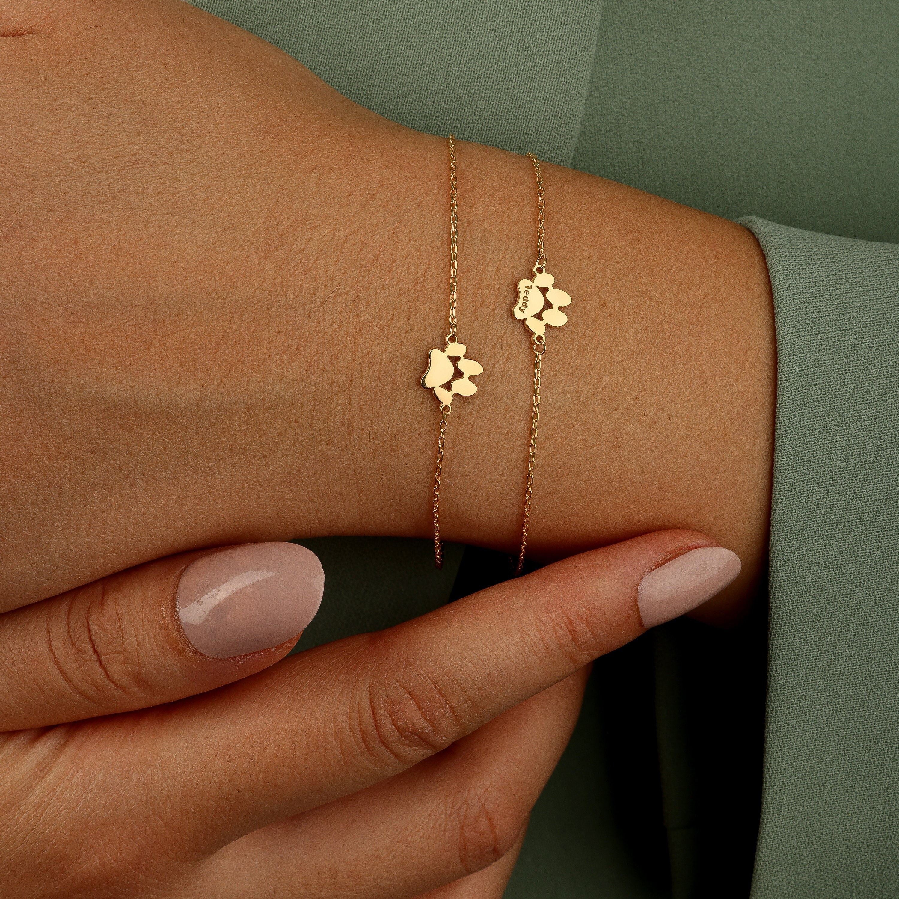 Paw Print Name Necklace/Bracelet