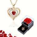 Red Zircon Love Pendant Box