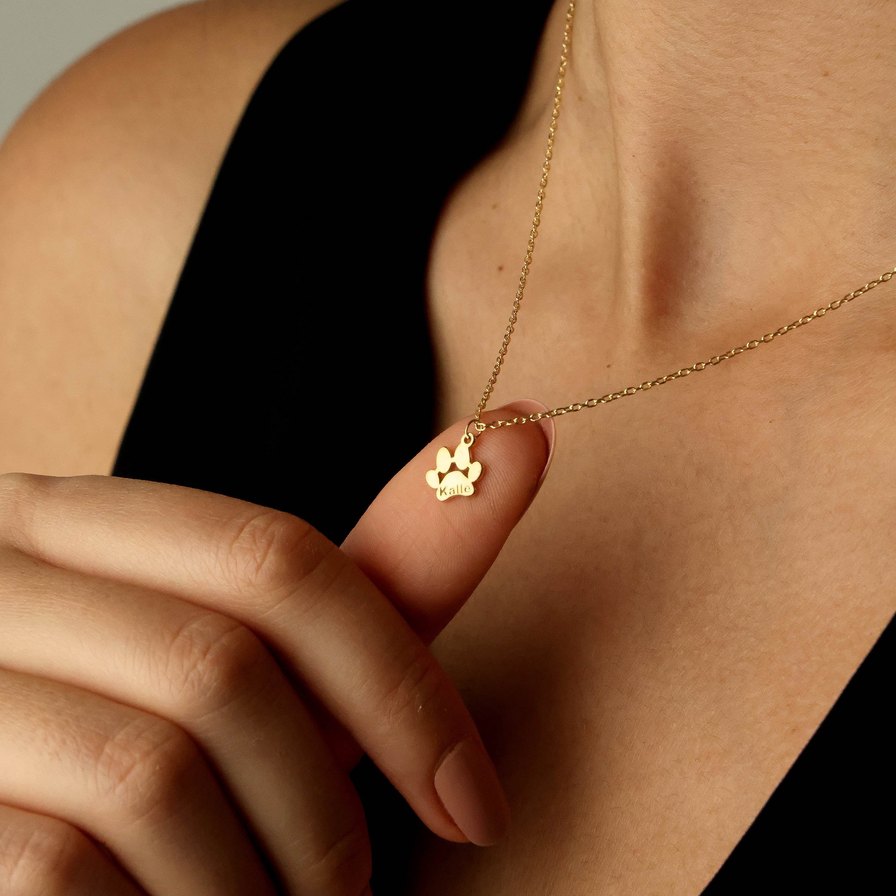 Paw Print Name Necklace/Bracelet